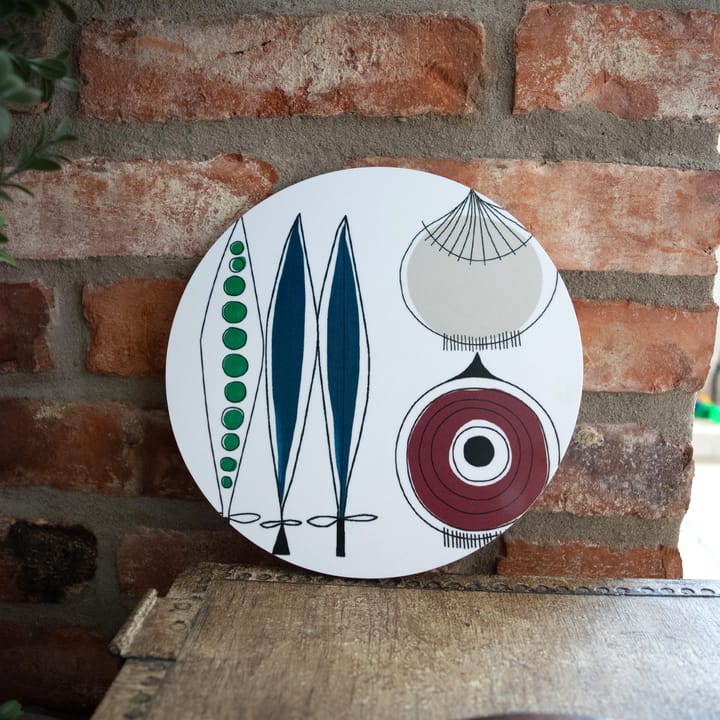 Salvamanteles Picknick cebolla Ø21 cm, azul-multi Almedahls