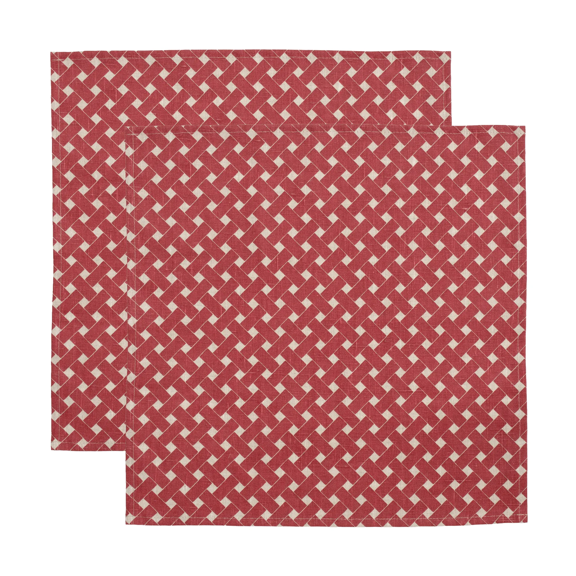 Servilletas 45x45 cm Korg, 2-pack, Rojo Almedahls