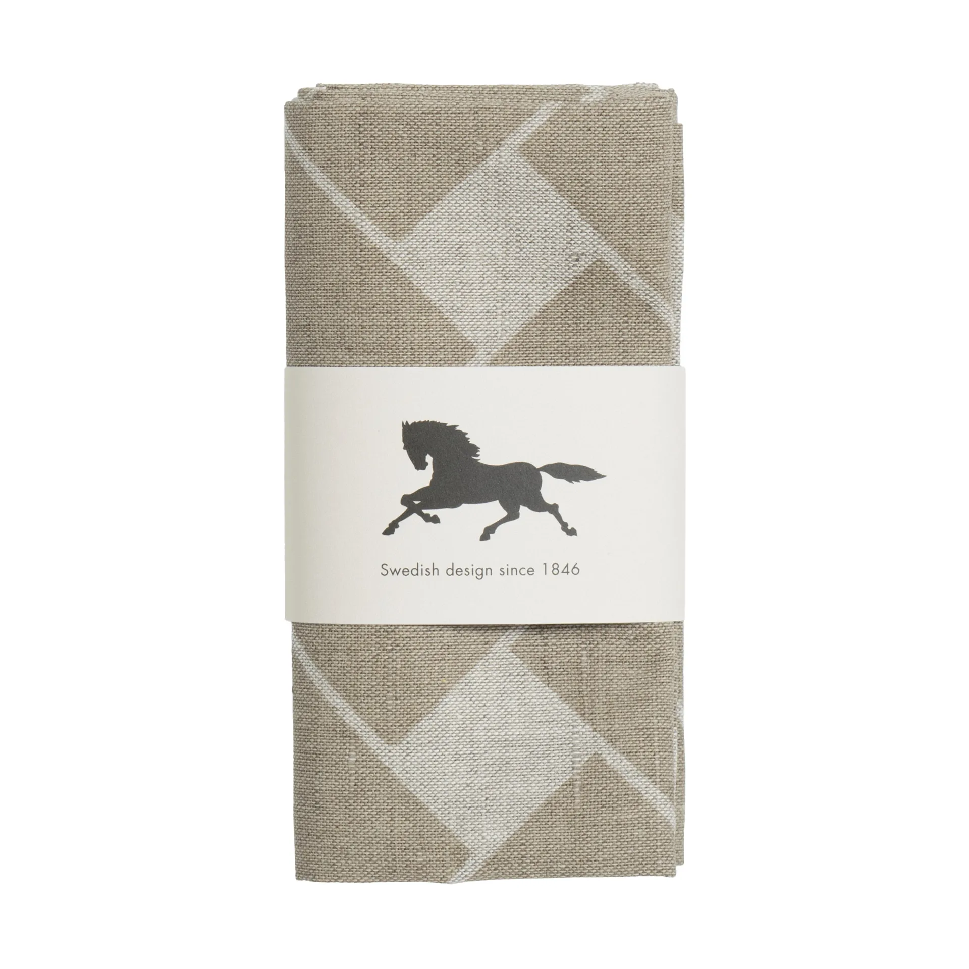 Servilletas 45x45 cm Korg XL, 2-pack, Natur-taupe Almedahls