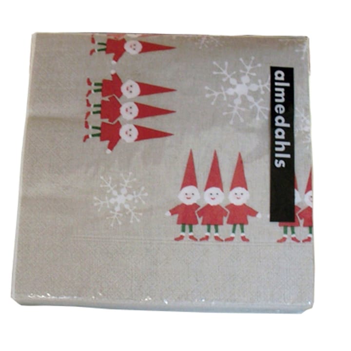 Servilletas de papel Tomtenisse, set de 20 - Rojo - Almedahls