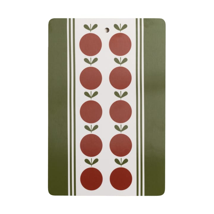 Tabla de servir Frukt och kaka - Rojo-verde, 20x30 cm - Almedahls