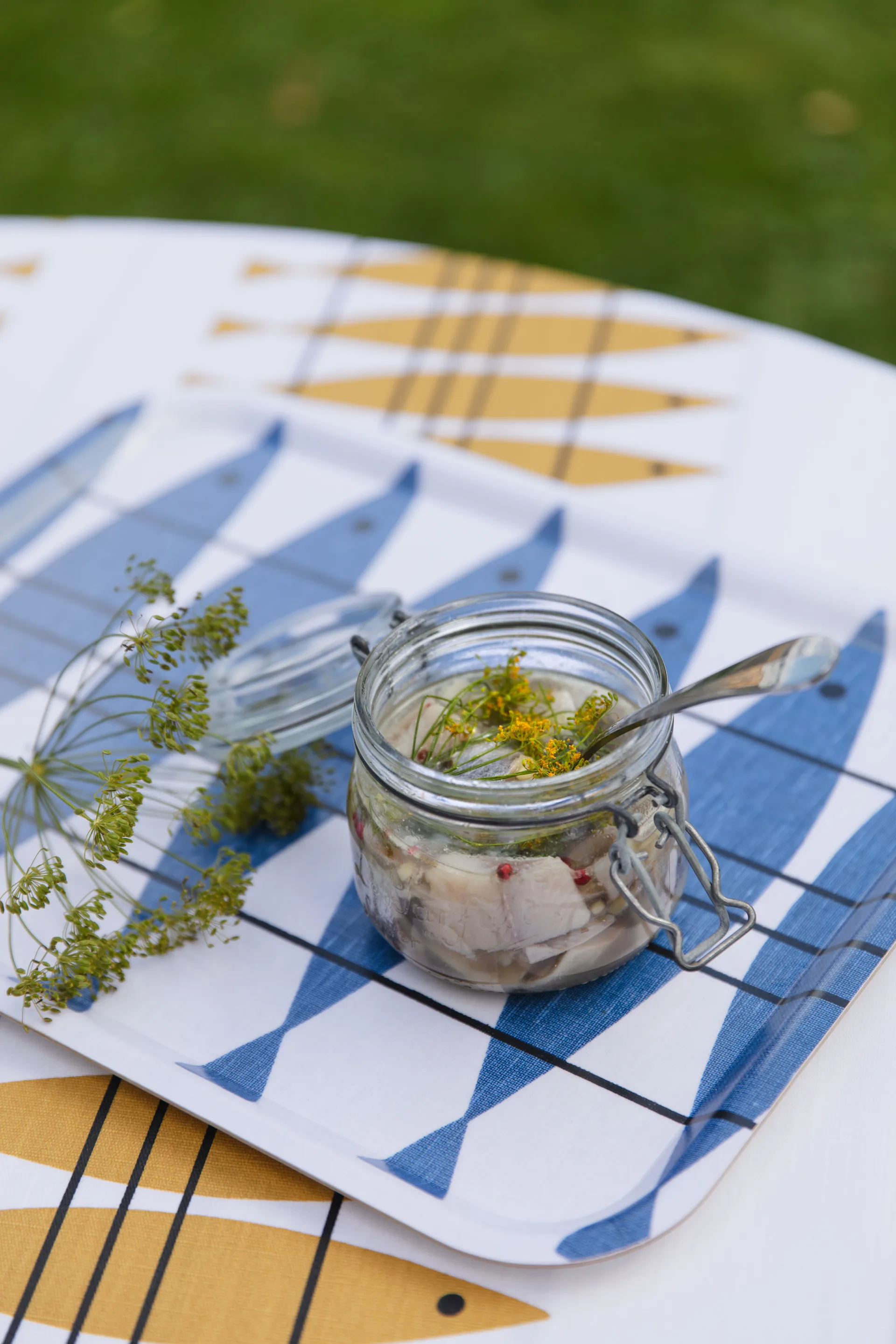 Tela de hule por metro Sill, Ocre Almedahls