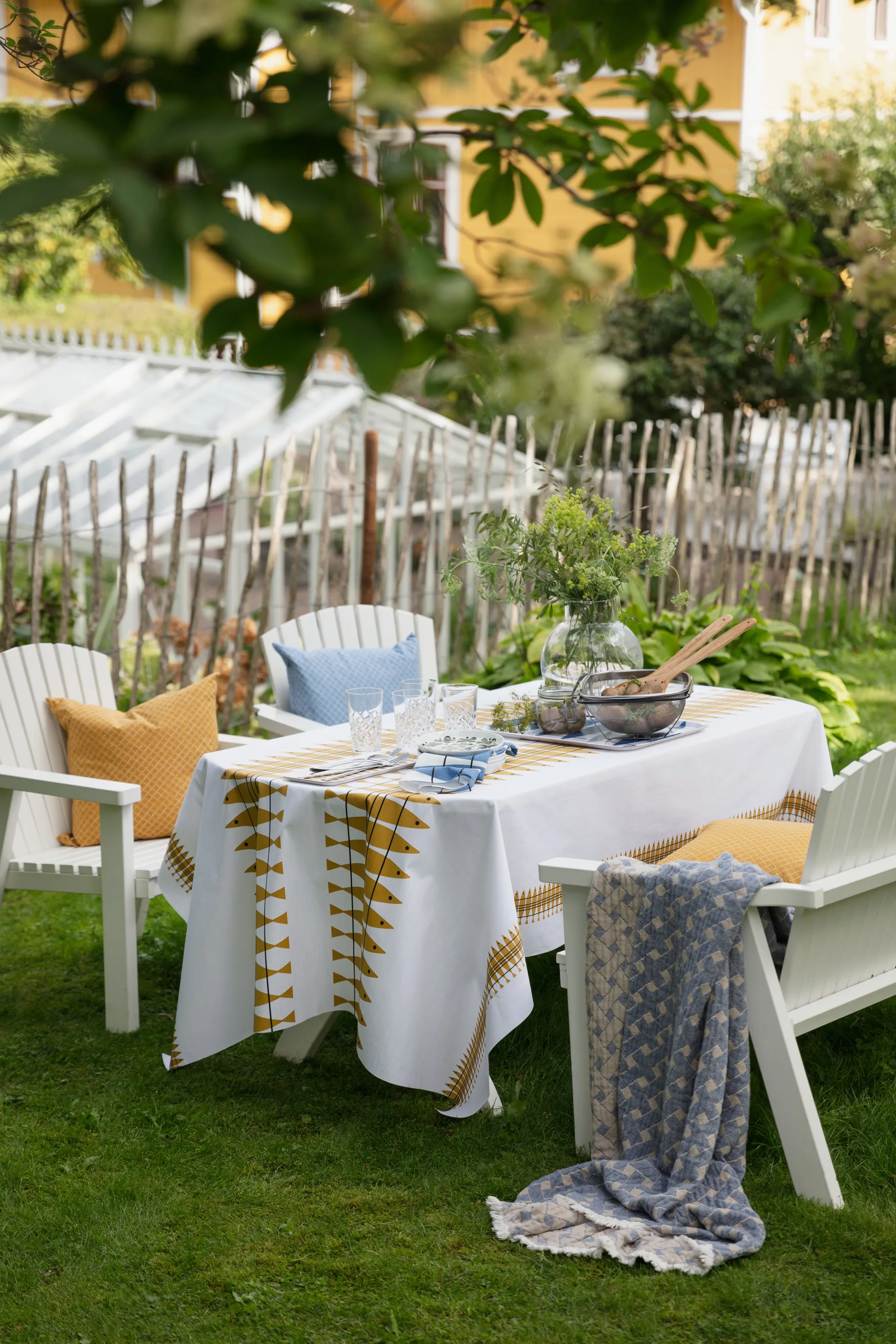 Tela de hule por metro Sill, Ocre Almedahls