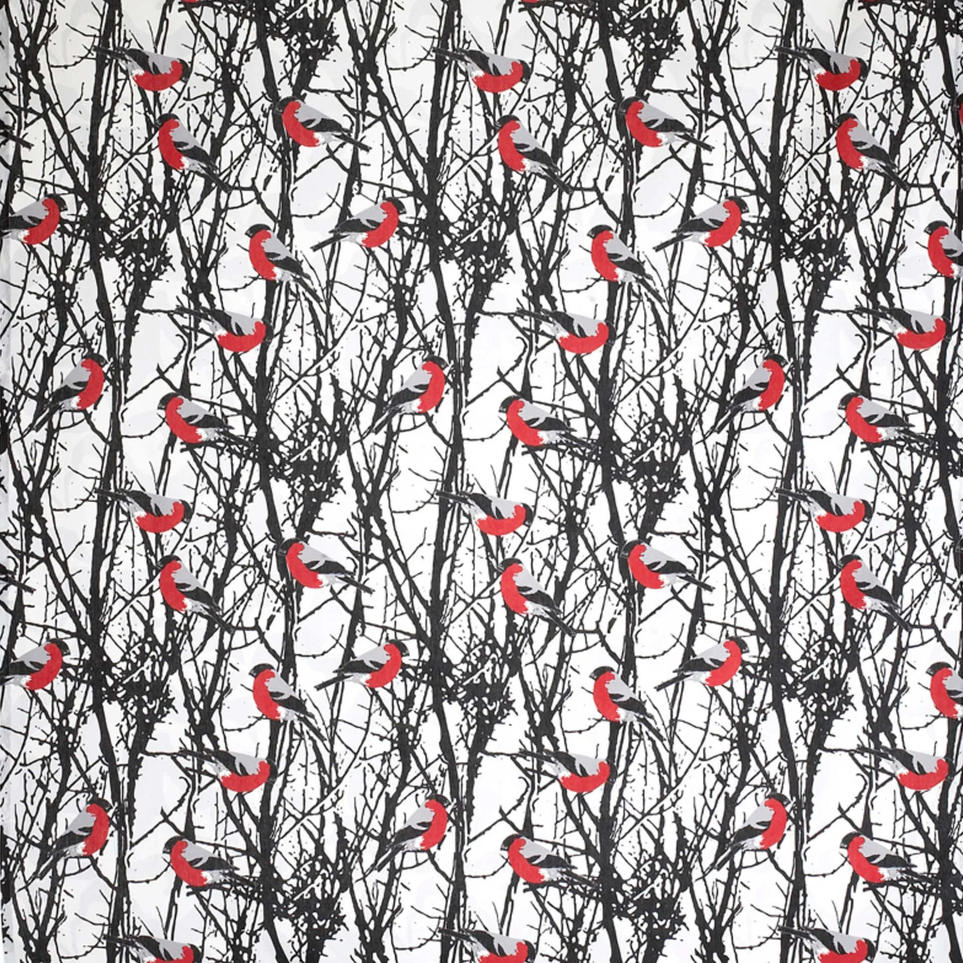 Tela Domherrar, rojo Almedahls