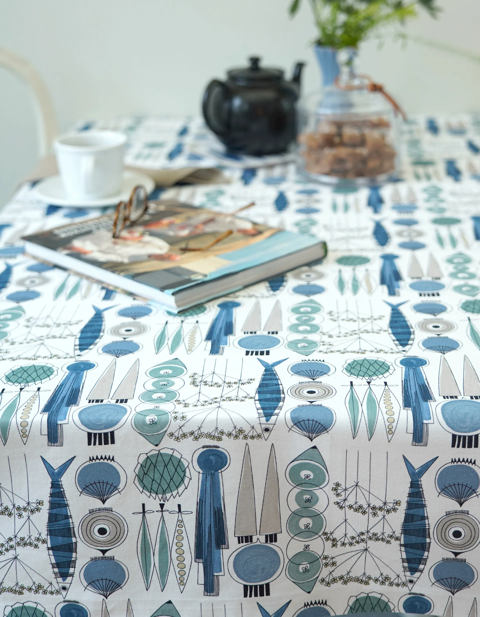 Tela Picknick, Azul-beige Almedahls