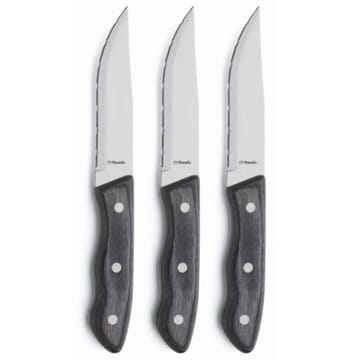 Cuchillos para carne Hercule XXL 3-pack - Negro - Amefa