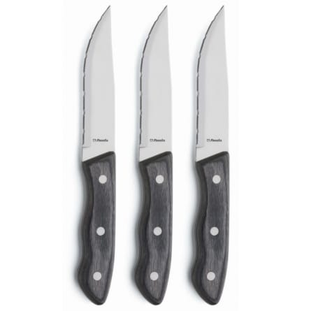 Cuchillos para carne Hercule XXL 3-pack - Negro - Amefa