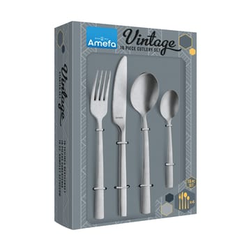 Juego de cubiertos Manille Vintage 16 piezas - Acero inoxidable - Amefa