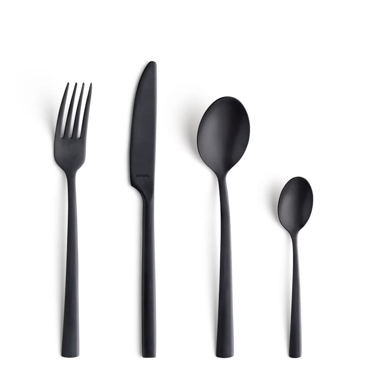 Juego de cubiertos Manille Vintage 16 piezas - Negro - Amefa