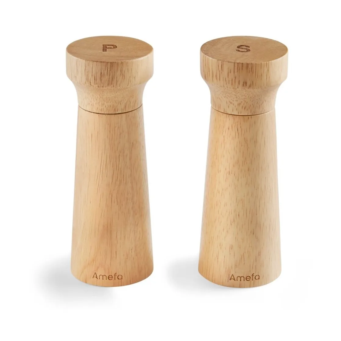 Molinillos de sal y pimienta 15 cm 2-pack, Modern wood Amefa