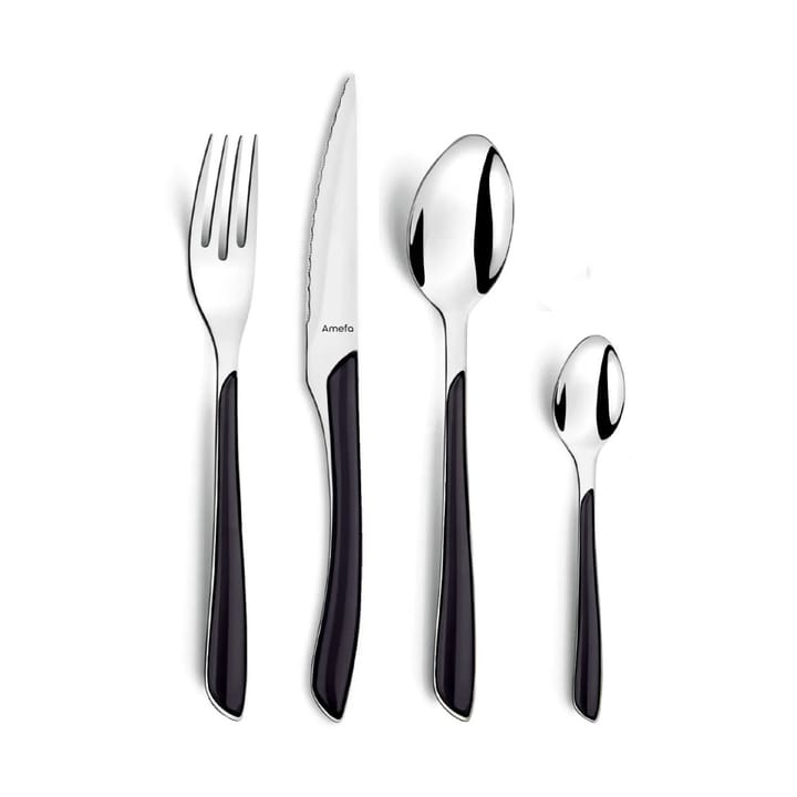 Set de cubiertos Eclat 16 piezas - Negro - Amefa