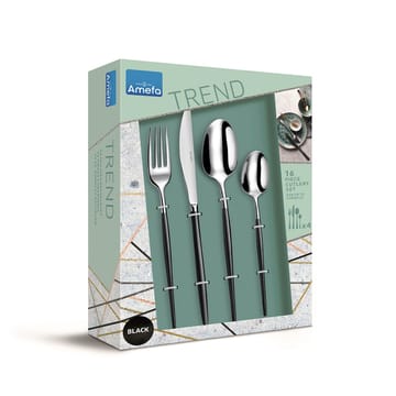 Set de cubiertos Soprano 16 piezas - Negro - Amefa
