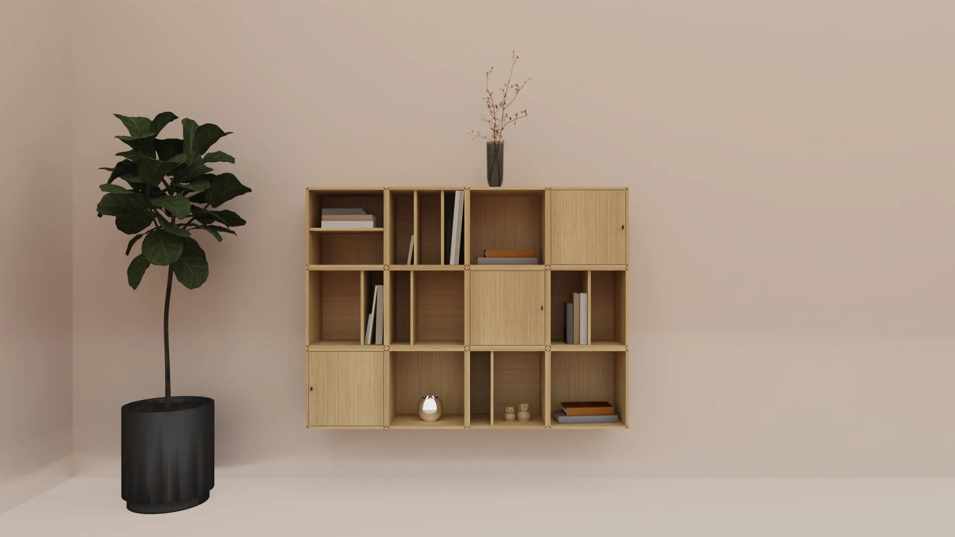 Armario sin puerta S10 Signature Module 38x30x38 cm, Oak Andersen Furniture