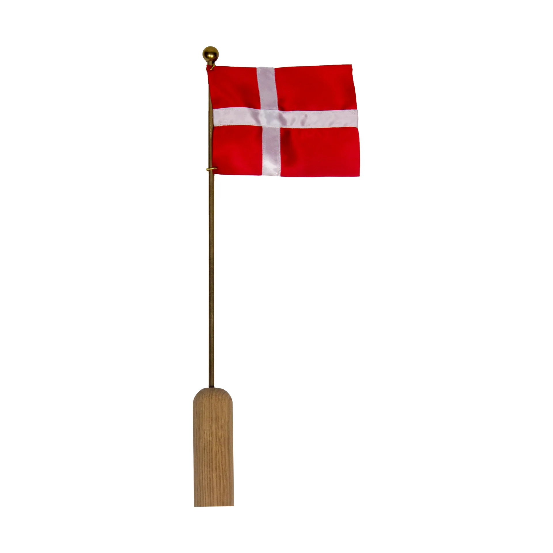 Bandera Celebrating Denmark 40 cm, Oak-brass Andersen Furniture