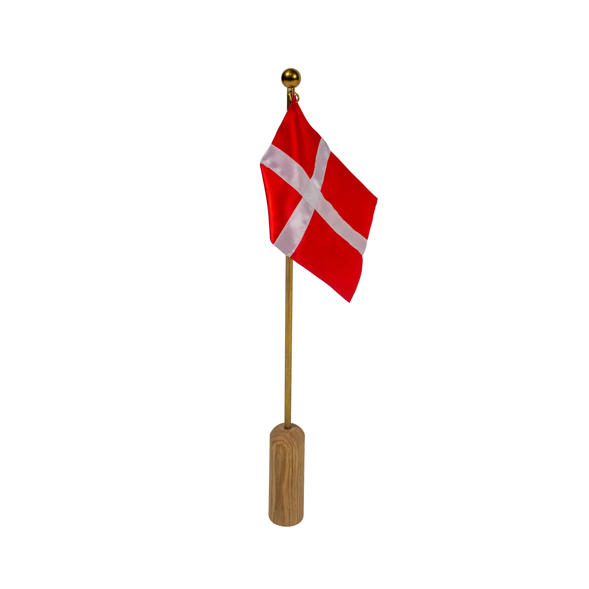 Bandera Celebrating Denmark 40 cm, Oak-brass Andersen Furniture