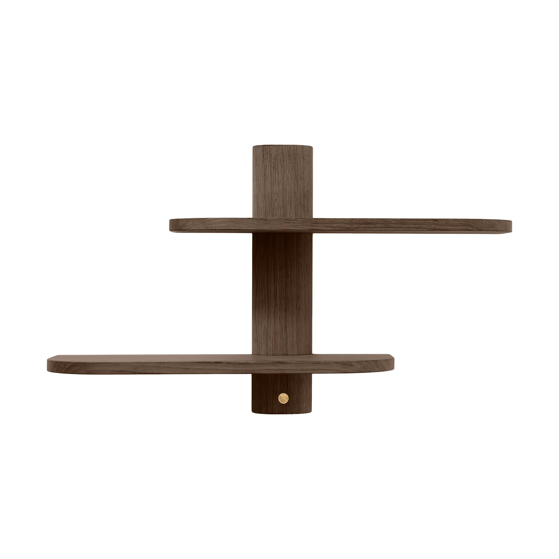 Estante de pared Bend , Roble ahumado aceitado, 50x18x40 cm Andersen Furniture