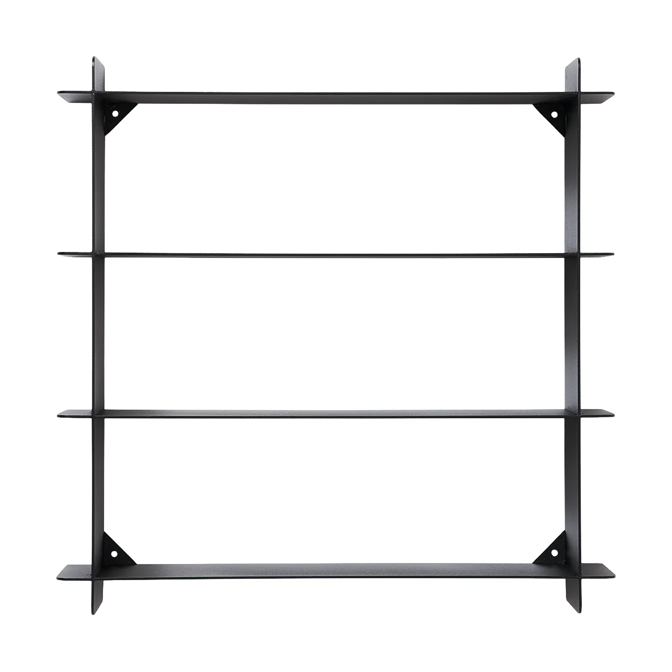 Estante de pared Division, Acero negro, 45×45×10 cm Andersen Furniture