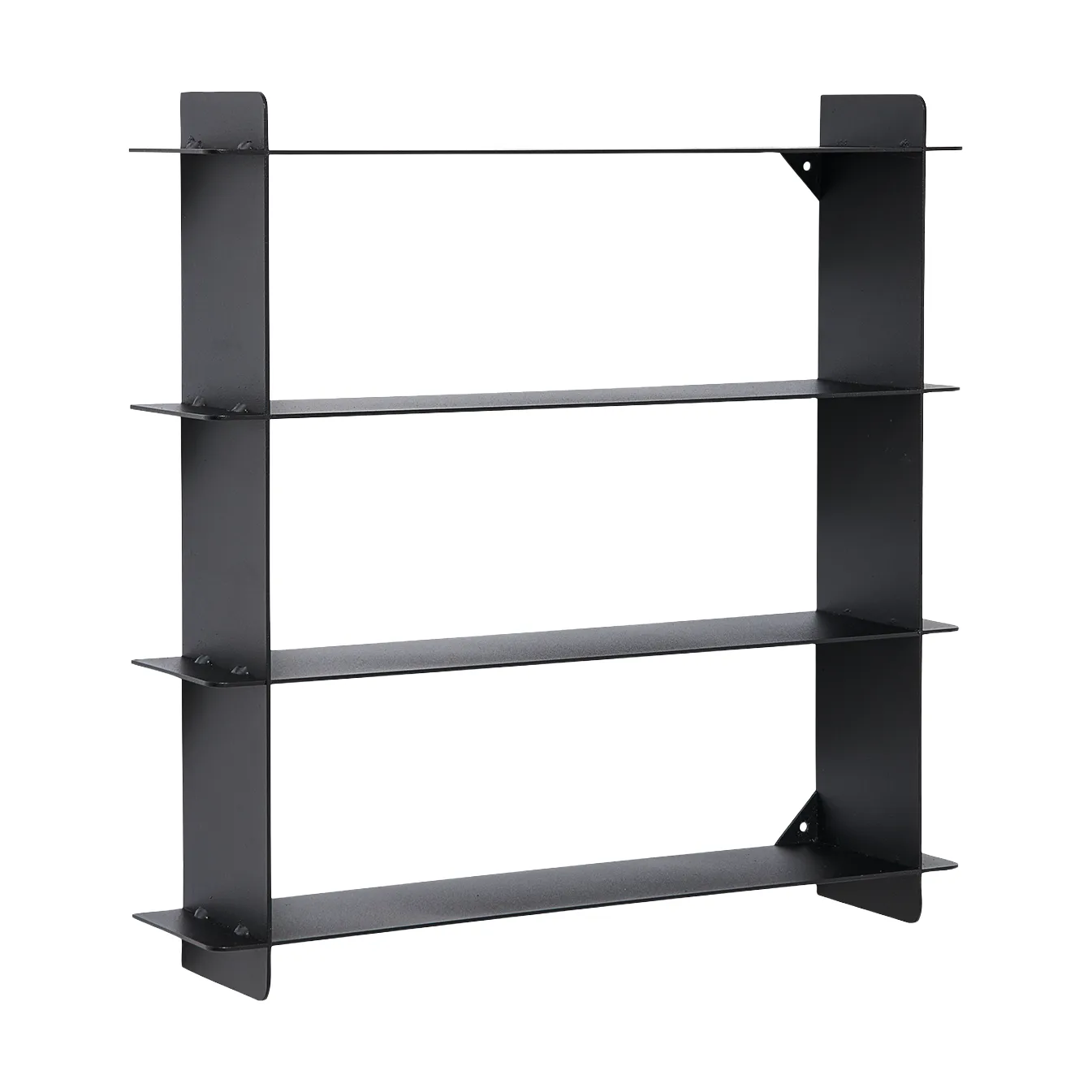 Estante de pared Division, Acero negro, 45×45×10 cm Andersen Furniture