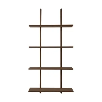 Estante de pared Essence - Roble ahumado aceitado, 70x25x140 cm - Andersen Furniture