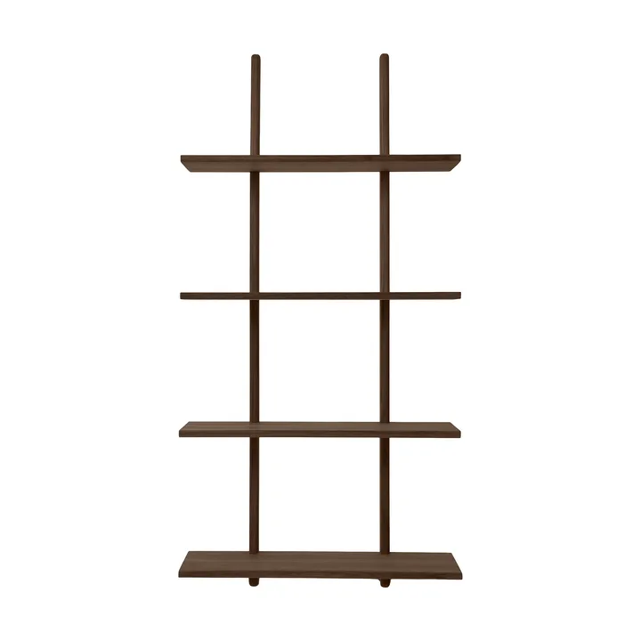 Estante de pared Essence - Roble ahumado aceitado, 70x25x140 cm - Andersen Furniture