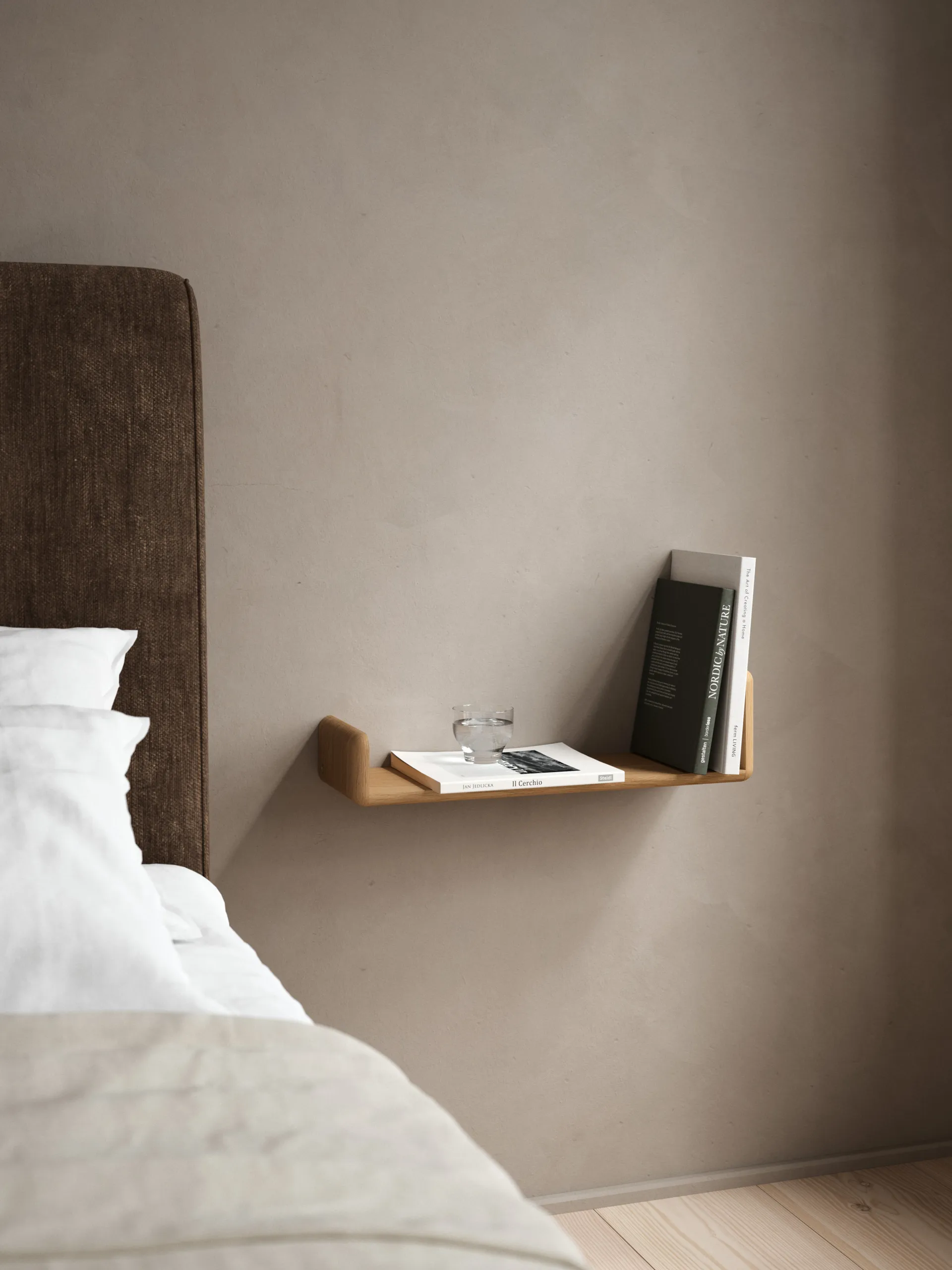 Estante de pared Level , Roble natural aceitado, 55×18×9 cm Andersen Furniture