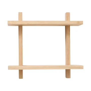 Estante de pared Treat doble - Roble, 34×12×34 cm - Andersen Furniture