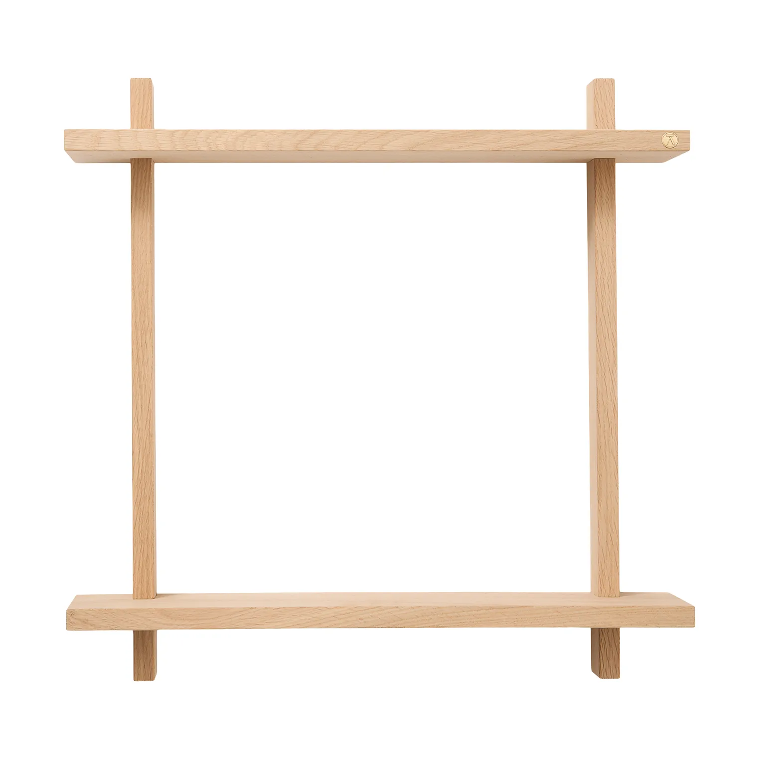Estante de pared Treat doble, Roble, 50×12×50 cm Andersen Furniture