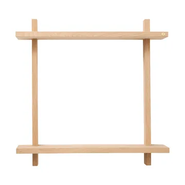 Estante de pared Treat doble - Roble, 50×12×50 cm - Andersen Furniture