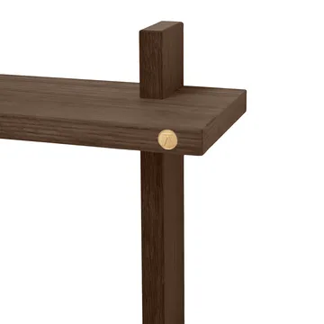 Estante de pared Treat doble - Roble ahumado aceitado, 34×12×34 cm - Andersen Furniture