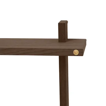 Estante de pared Treat doble - Roble ahumado aceitado, 50x12x50 cm - Andersen Furniture