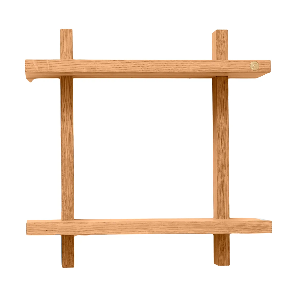 Estante de pared Treat doble, Roble natural aceitado, 34×12×34 cm Andersen Furniture
