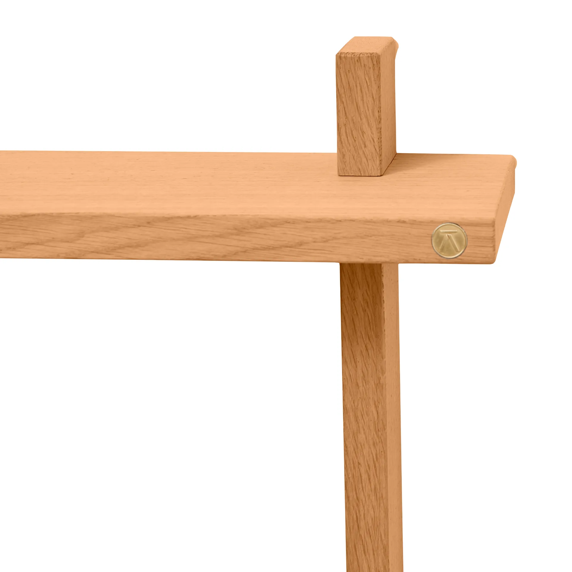 Estante de pared Treat doble, Roble natural aceitado, 50×12×50 cm Andersen Furniture