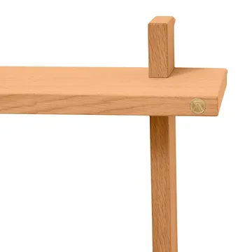 Estante de pared Treat doble - Roble natural aceitado, 50×12×50 cm - Andersen Furniture