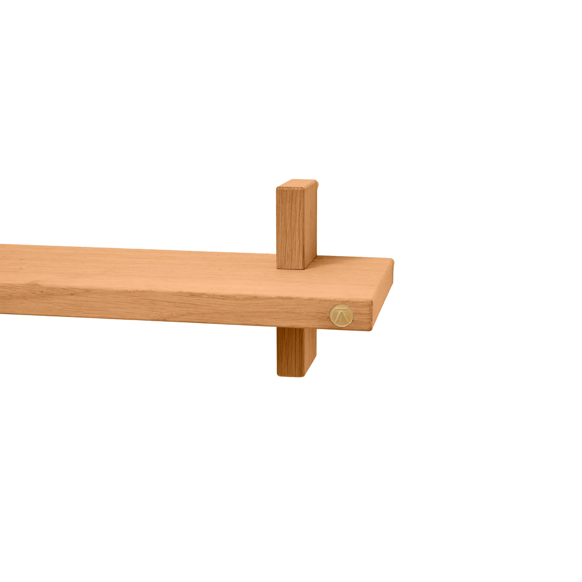 Estante de pared Treat individual, Roble natural aceitado, 50×12×11,2 cm Andersen Furniture