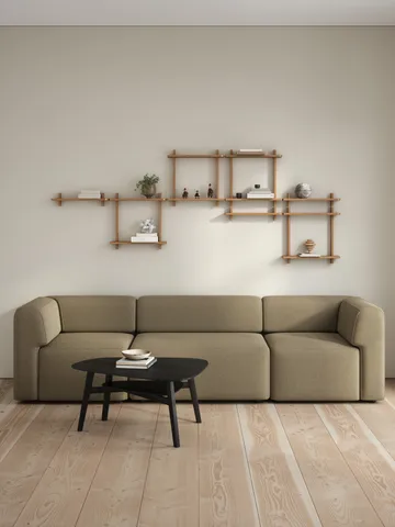 Estante de pared Treat individual - Roble natural aceitado, 50×12×11,2 cm - Andersen Furniture