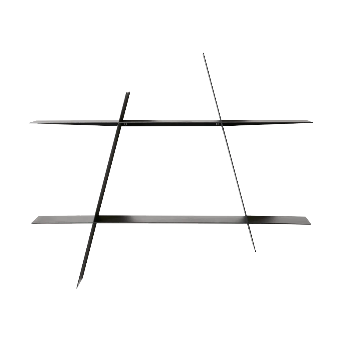 Estantería de pared A-Shelf Large 78x12x67 cm, Black Andersen Furniture