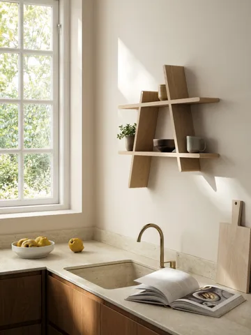 Estantería de pared A-Shelf Large 78x12x67 cm - Oak - Andersen Furniture