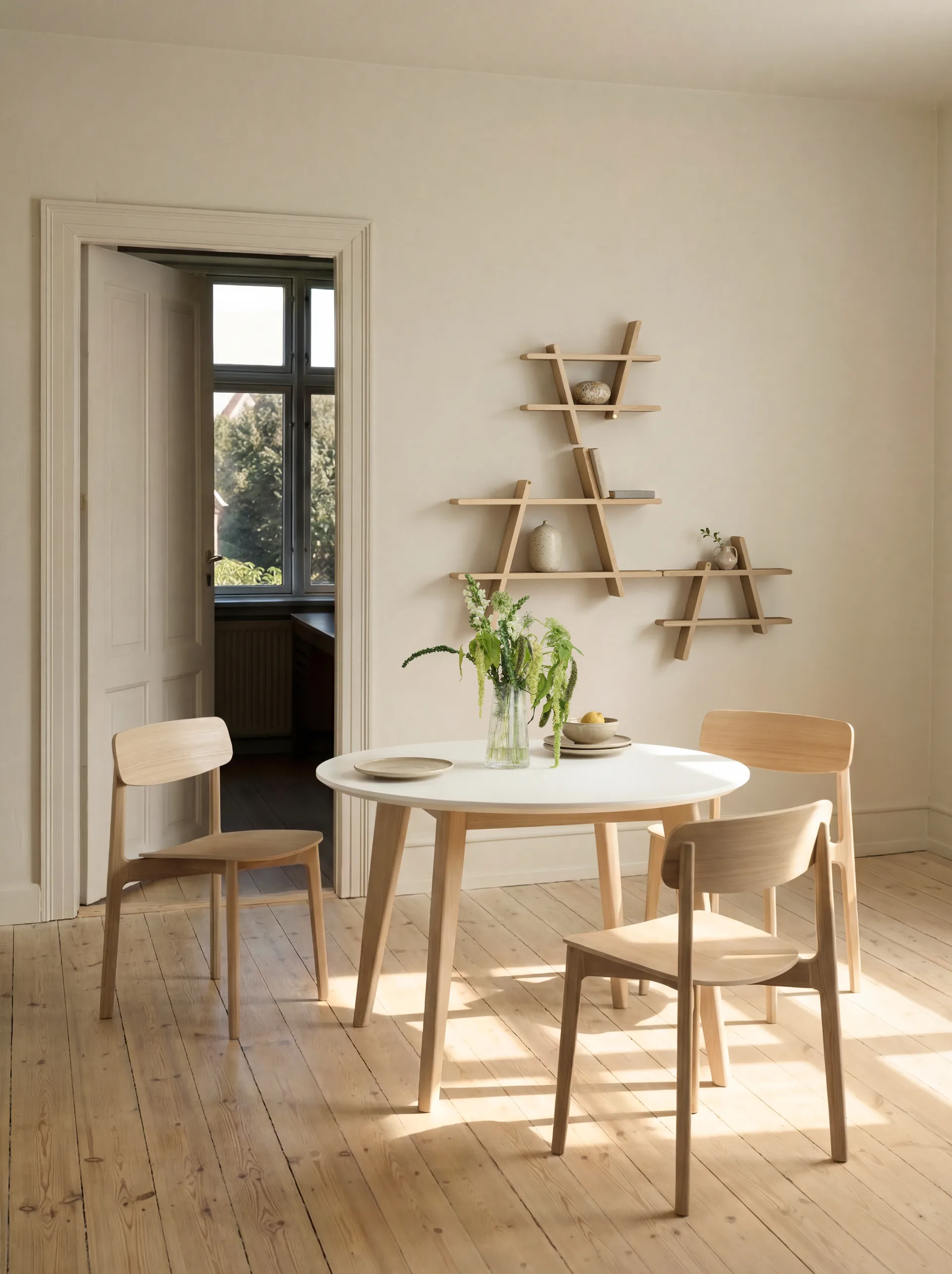 Estantería de pared A-Shelf Large 78x12x67 cm, Oak Andersen Furniture