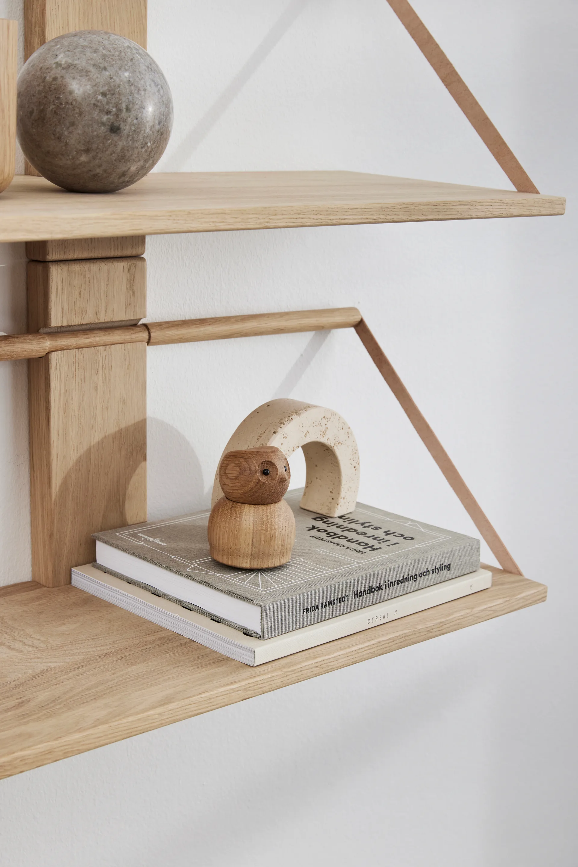 Estantería de pared Wood Wall Large 60x25x32 cm, Oak Andersen Furniture