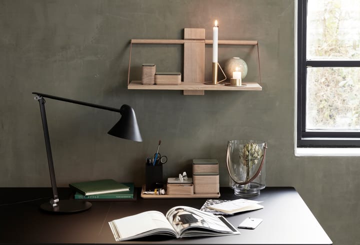 Estantería de pared Wood Wall Large 60x25x32 cm, Oak Andersen Furniture