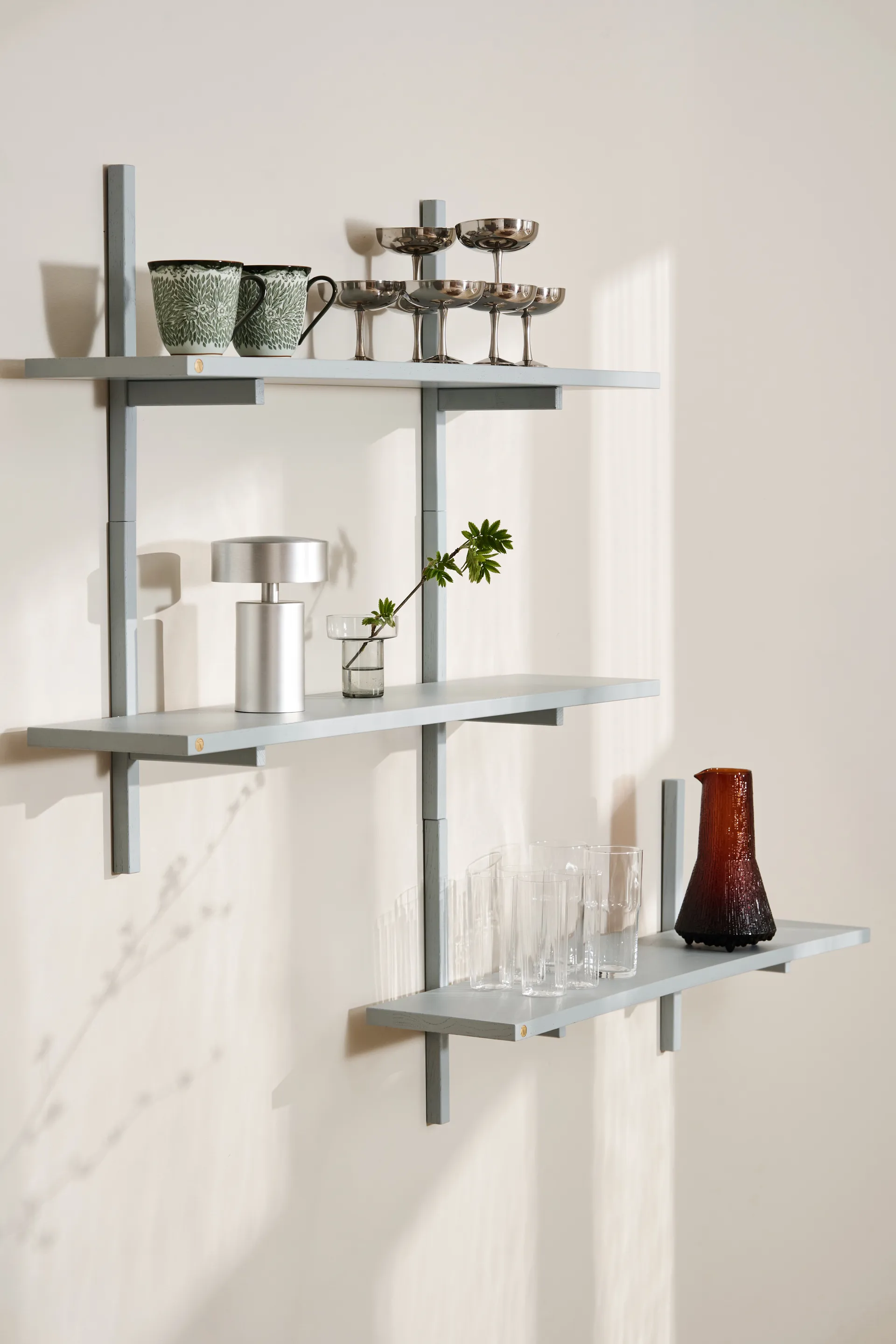Estantería para pared A-Light Shelf Special Edition, Grey blue 90x21x35 cm Andersen Furniture