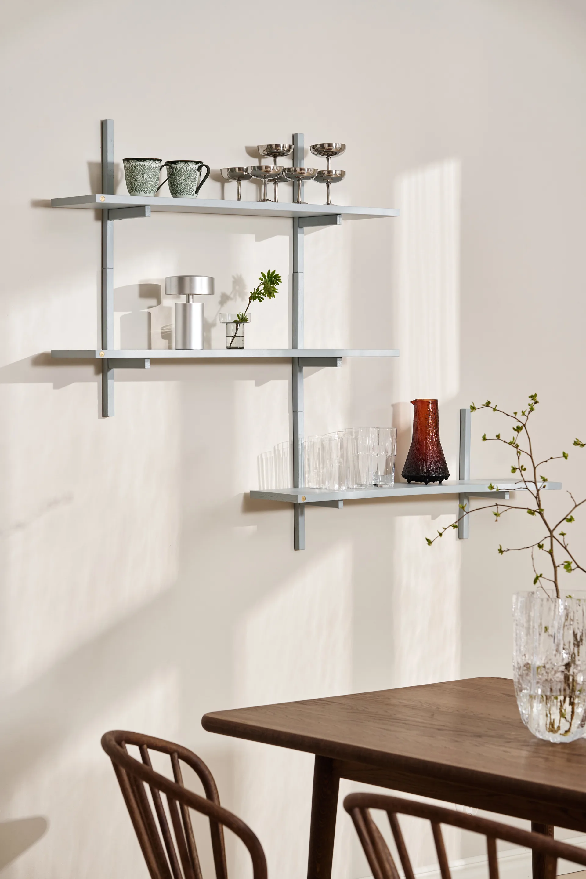 Estantería para pared A-Light Shelf Special Edition, Grey blue 90x21x35 cm Andersen Furniture