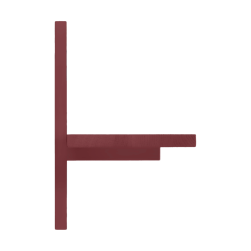 Estantería para pared A-Light Shelf Special Edition - Wine red 90x21x35 cm - Andersen Furniture