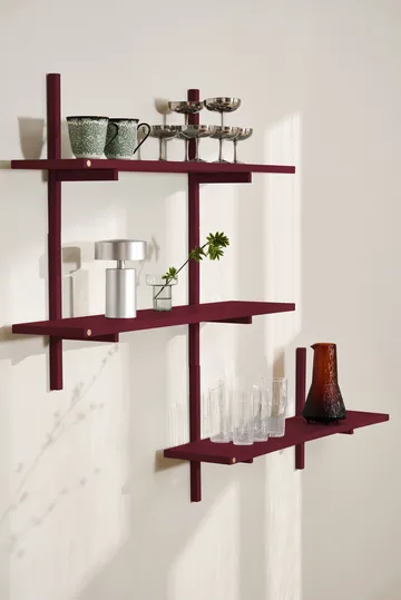 Estantería para pared A-Light Shelf Special Edition - Wine red 90x21x35 cm - Andersen Furniture