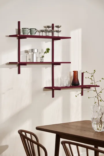 Estantería para pared A-Light Shelf Special Edition - Wine red 90x21x35 cm - Andersen Furniture