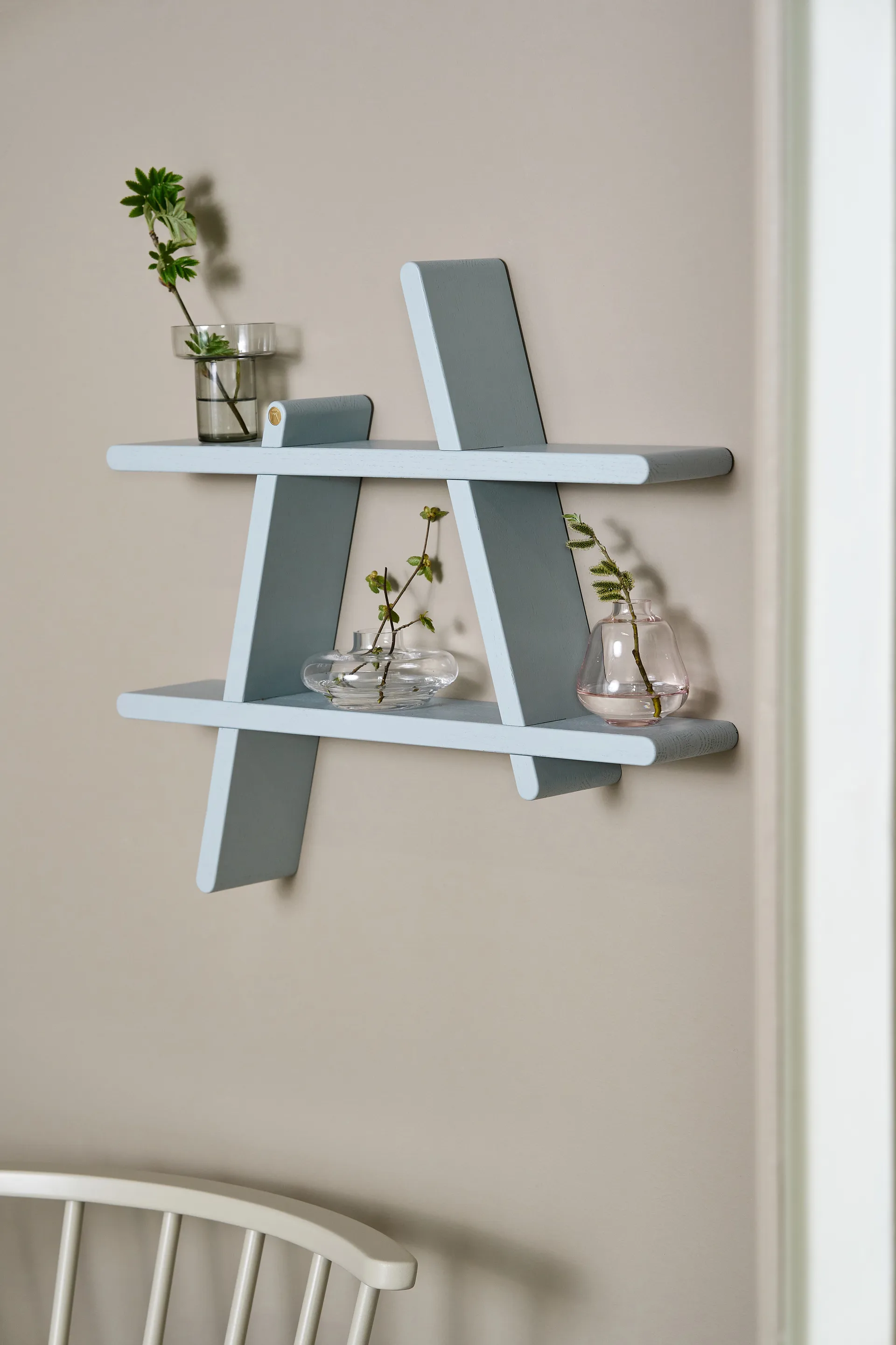 Estantería para pared A-Shelf Special Edition, Grey blue M 52x9x46 cm Andersen Furniture