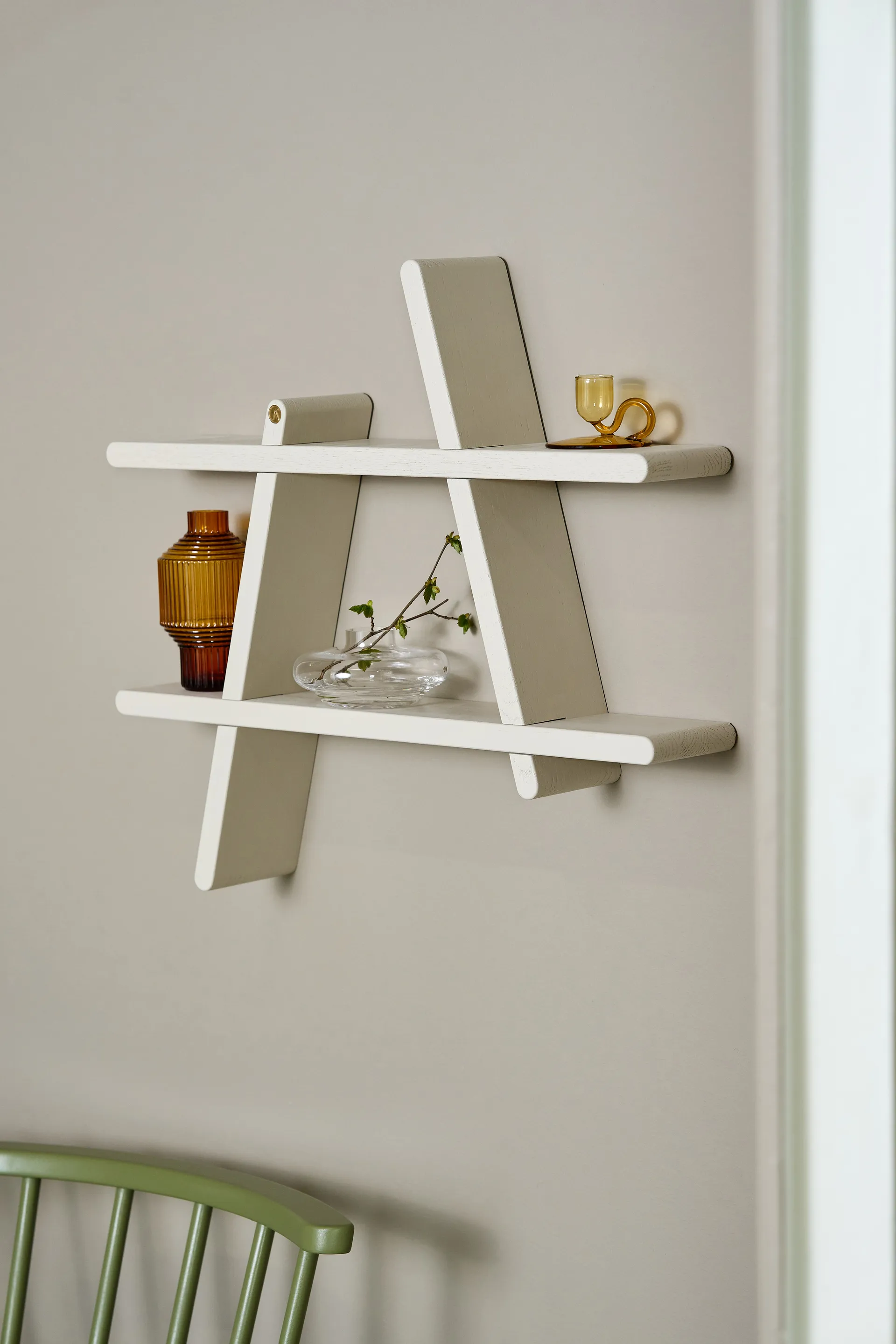 Estantería para pared A-Shelf Special Edition, Light beige M 52x9x46 cm Andersen Furniture