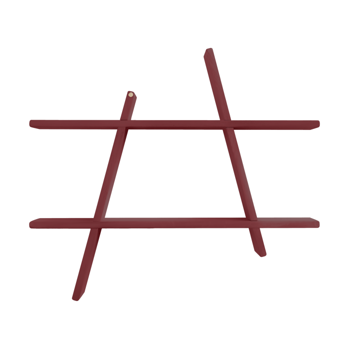 Estantería para pared A-Shelf Special Edition - Wine red L 78x12x67 cm - Andersen Furniture