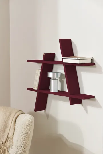 Estantería para pared A-Shelf Special Edition - Wine red M 52x9x46 cm - Andersen Furniture