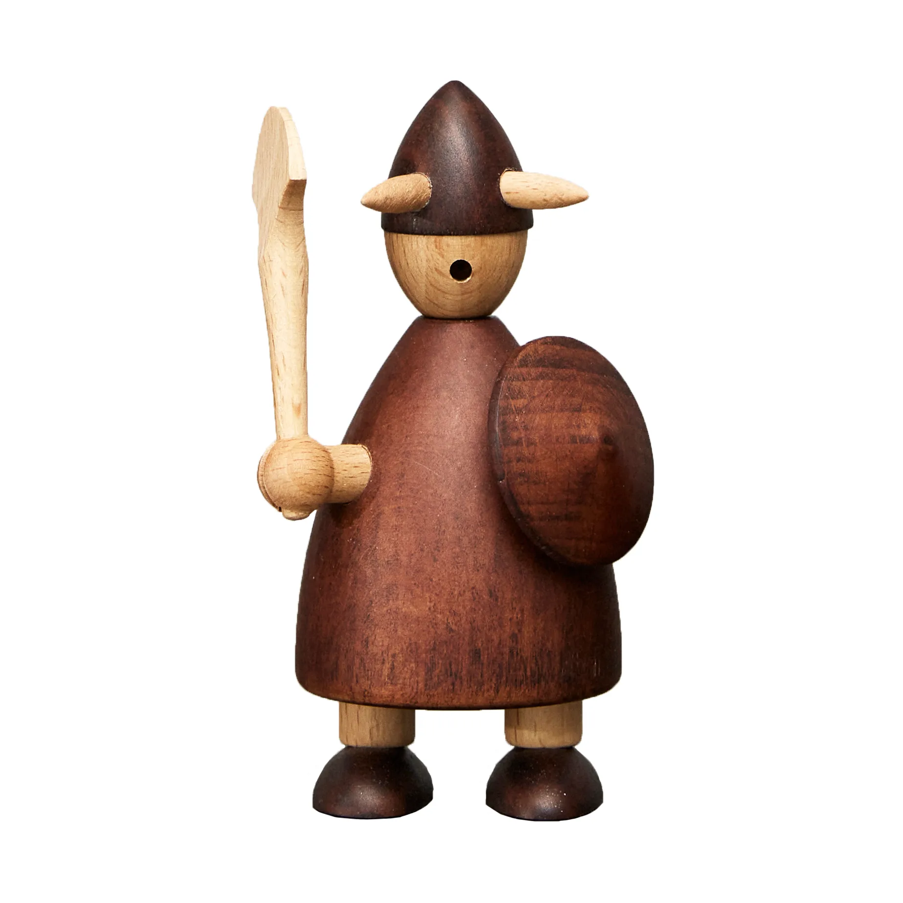 Figura madera The vikings of Denmark Medium, Stained beech Andersen Furniture